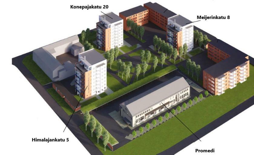 Pro Apartments 4 Vaasa Bagian luar foto